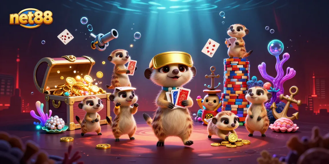 Experience the thrill of net88 with a lively meerkat casino operation surrounded by underwater treasures.