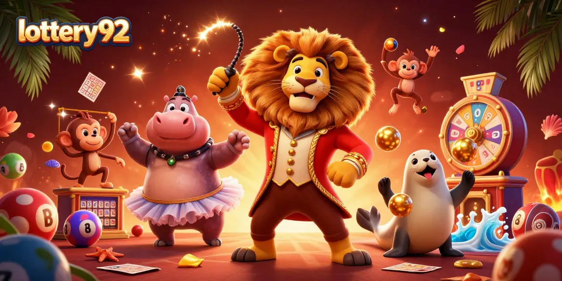 Experience the thrill of lottery92 with vibrant characters and engaging lottery elements.