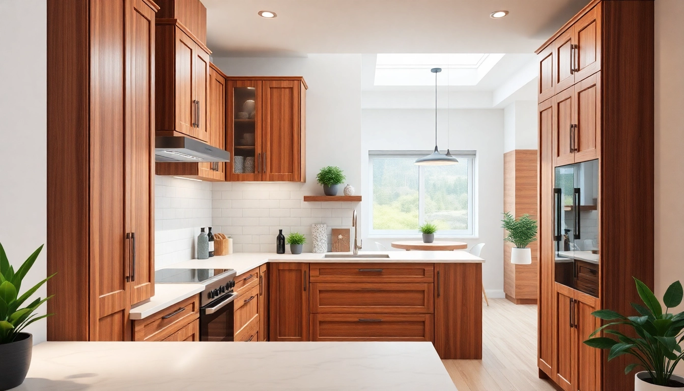 Enhance your home with elegant cabinetry in a modern kitchen design.