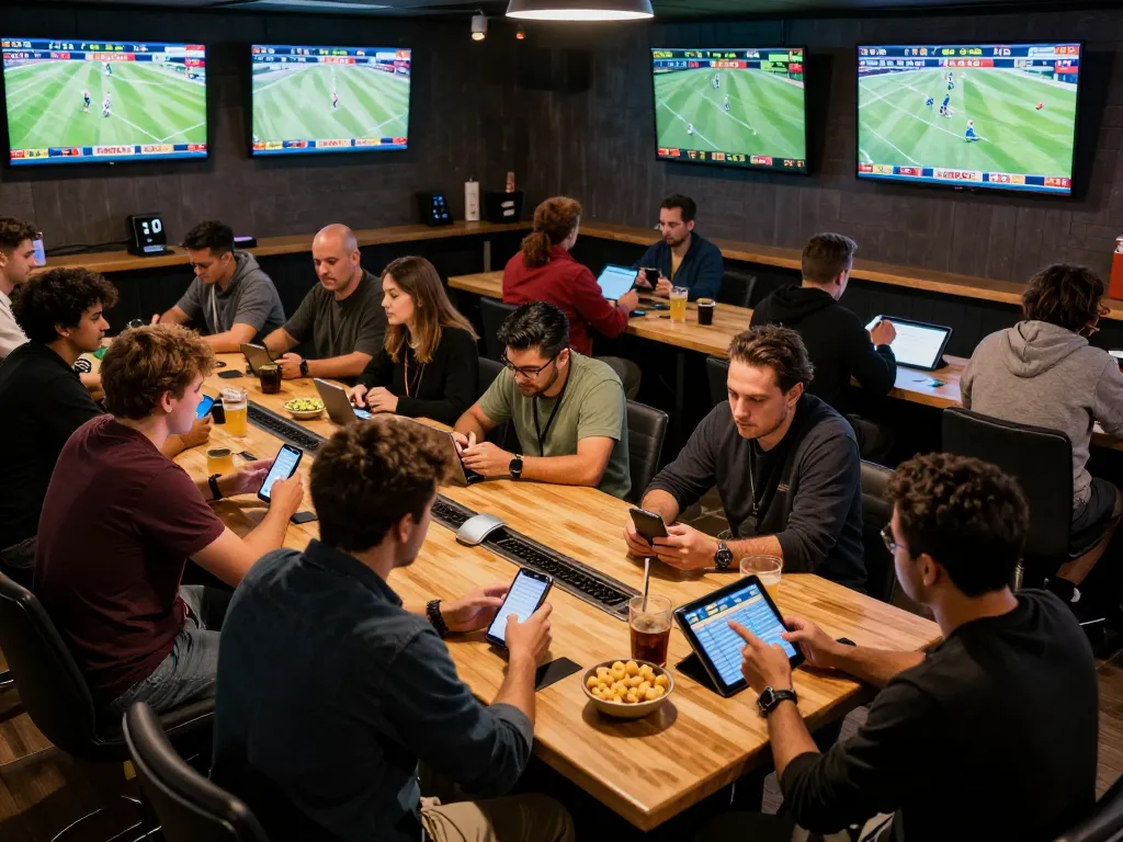Kèo nhà cái hôm nay displayed prominently on live betting screens during an exciting sports betting session
