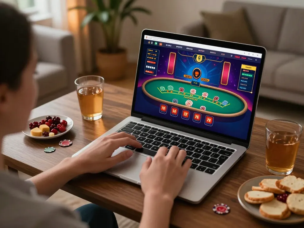 Engaging with 789win live dealer blackjack at home with an inviting atmosphere and gameplay focus