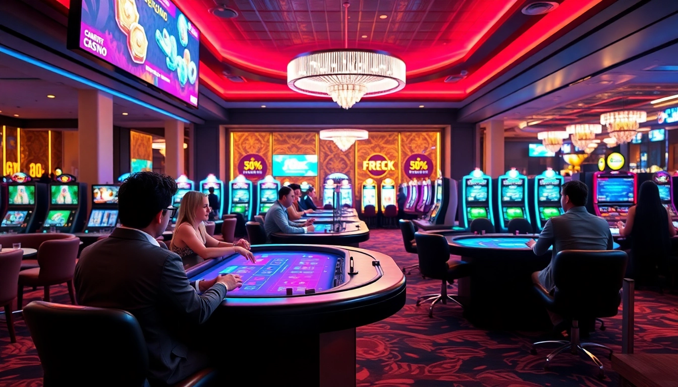 Visitez un nouveau casino en ligne avec des jeux modernes et une ambiance animée.