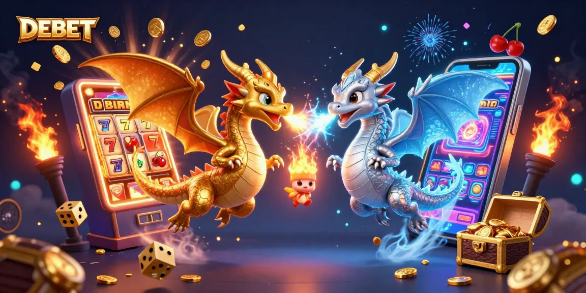 Experience the thrill at DEBET with dynamic dragons and an exciting jackpot explosion.