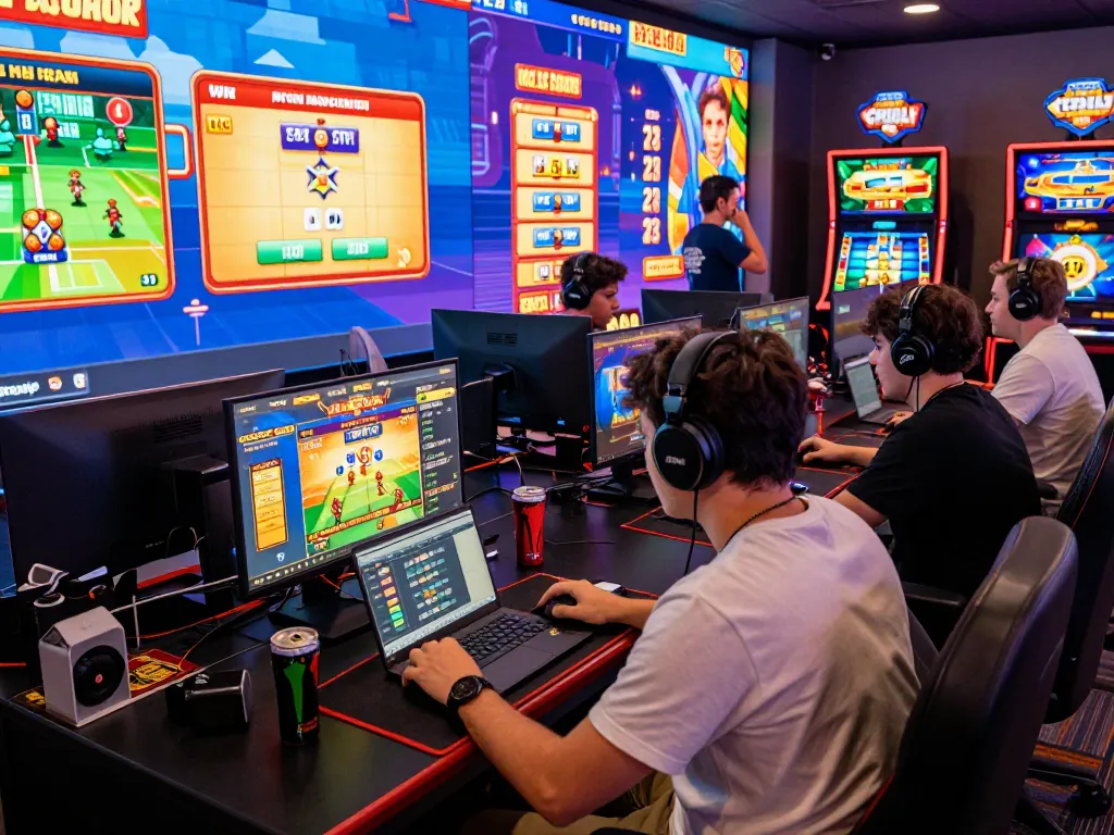 Engaged players on NK88 enjoying diverse online gaming experiences including casino and sports betting.