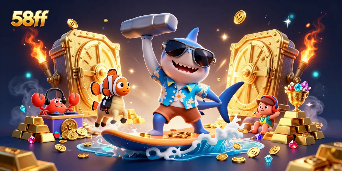 Experience thrilling gameplay at 58ff with immersive characters and vibrant casino elements.