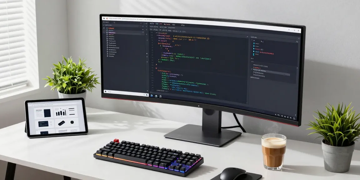 Explore advanced software development with go8net in a modern workspace.