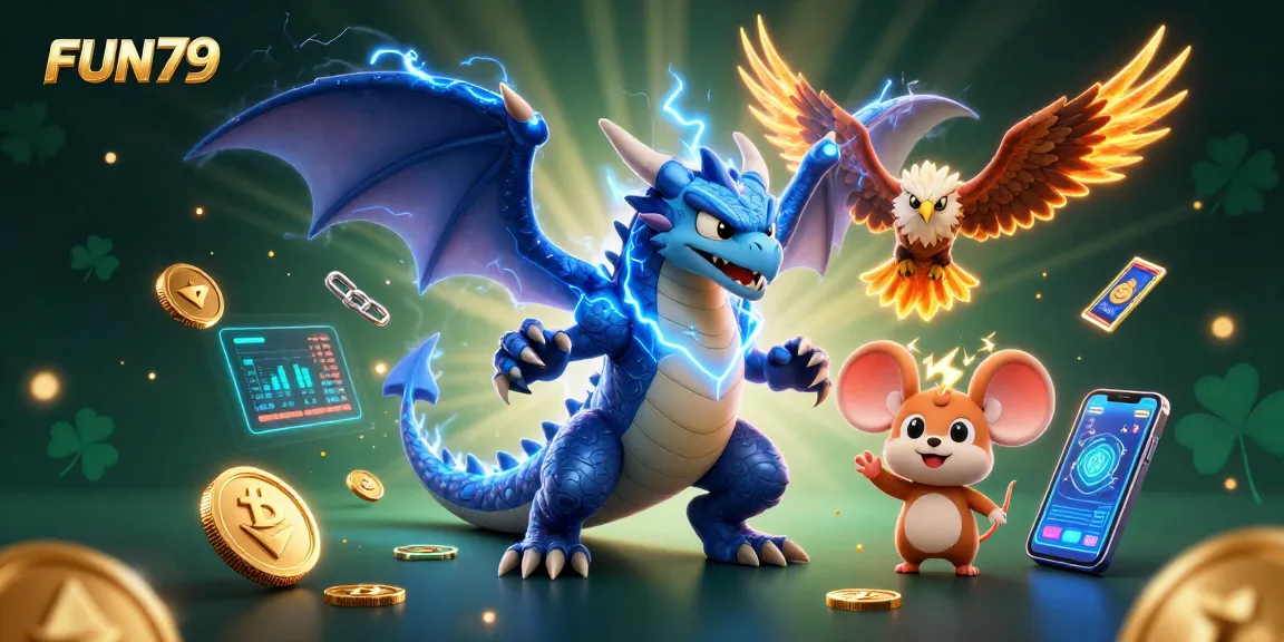 Join the excitement at FUN79 and immerse yourself in thrilling casino adventures with vibrant 3D elements.