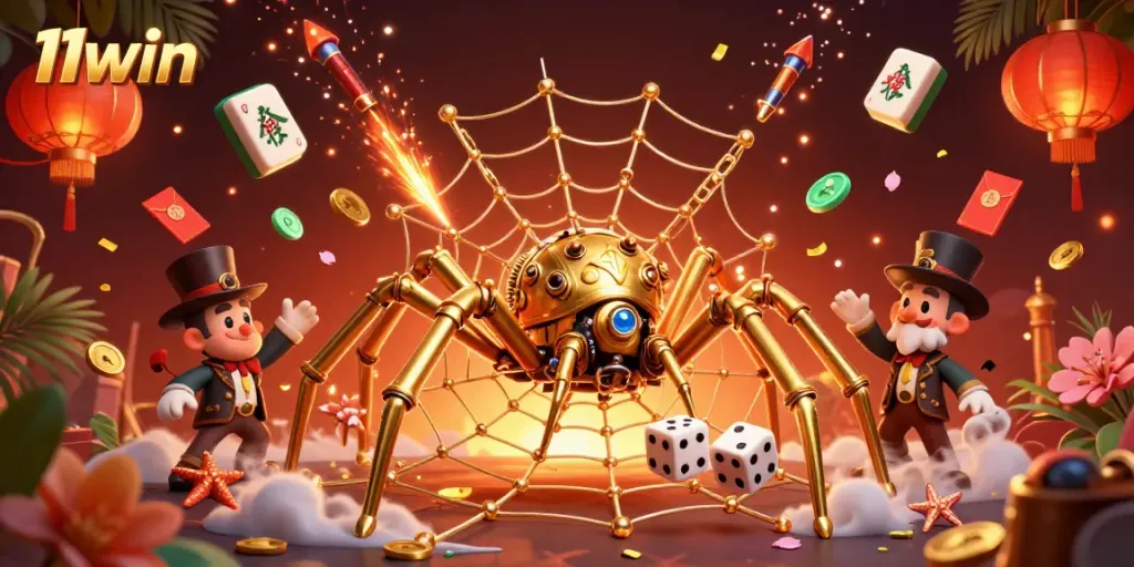 Experience thrilling gameplay at 11win with our vibrant casino illustration showcasing steampunk elements.