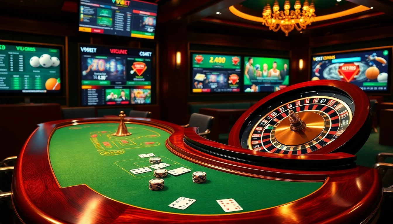 V9BET đang nhập offers an exciting online betting experience with vibrant casino elements and professional gameplay.