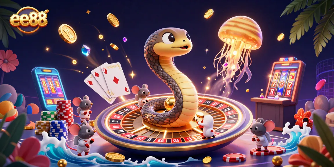 Experience winning with ee88 as astronaut mice bet on the Saturn roulette wheel.