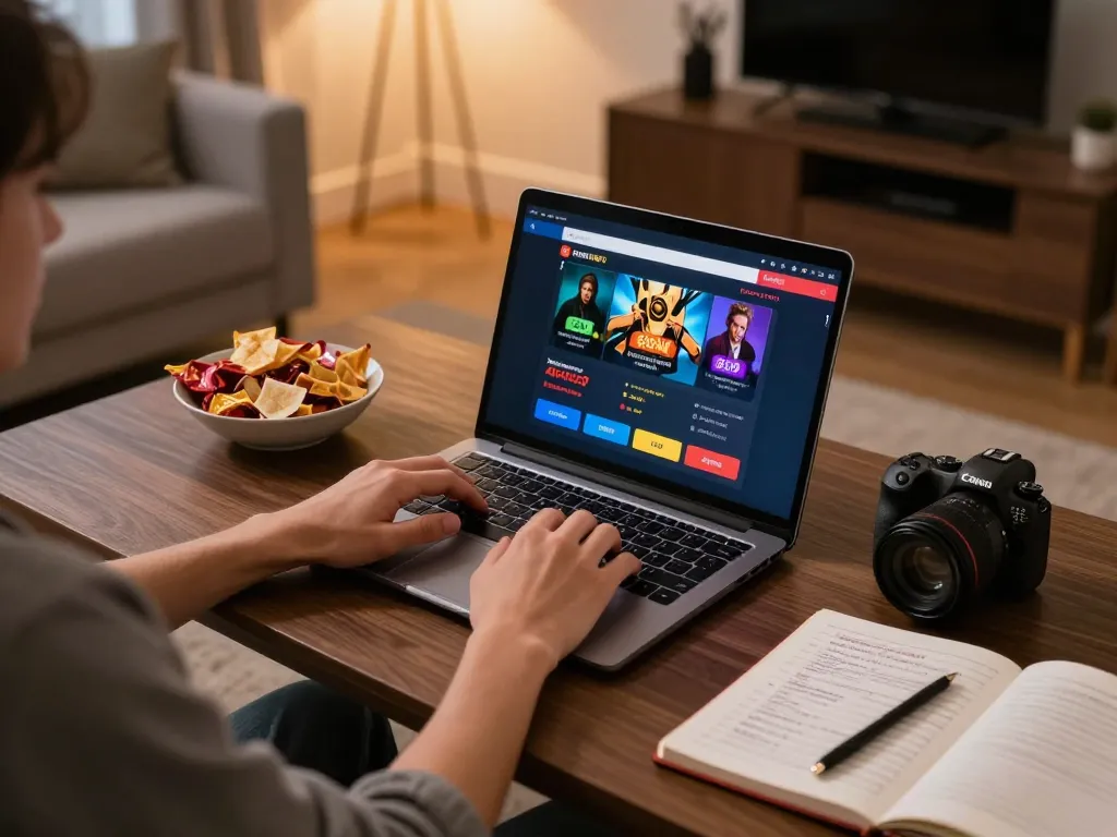 Person playing on 888NEW online casino app in a cozy home setting, showcasing strategic gaming.