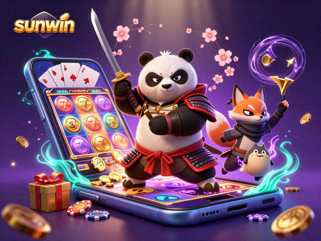 Experience sunwin's thrilling slot gameplay with dynamic characters and rich imagery.