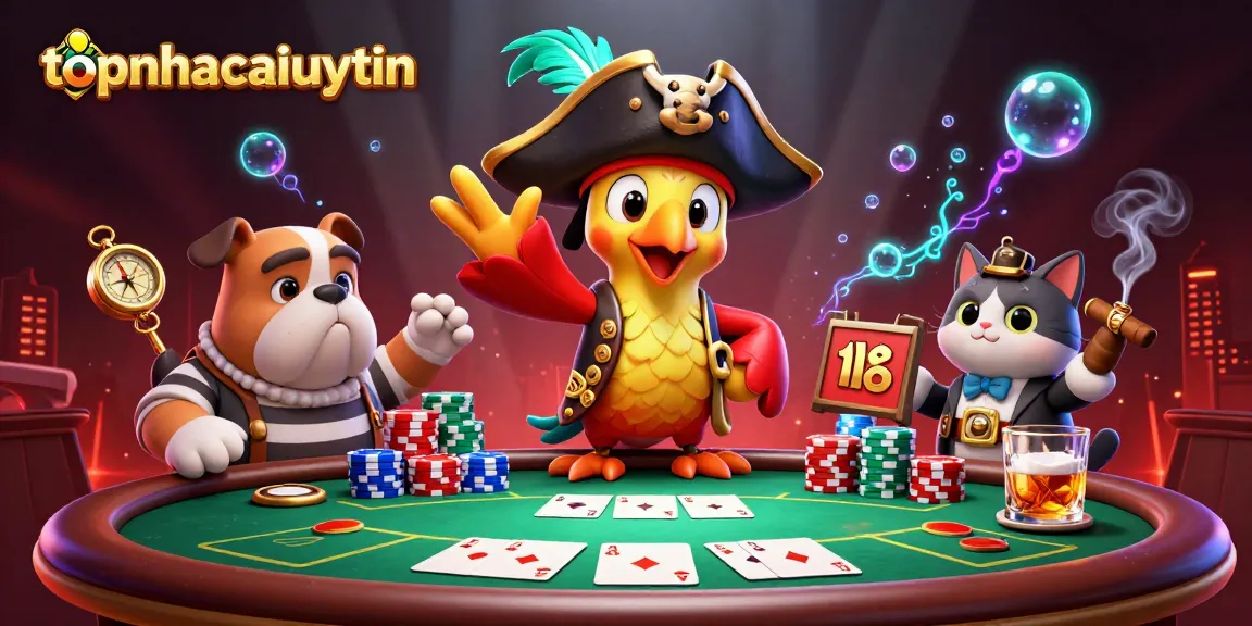 Experience the thrill of poker with topnhacaiuytin's vibrant casino scene showcasing strategy and excitement.