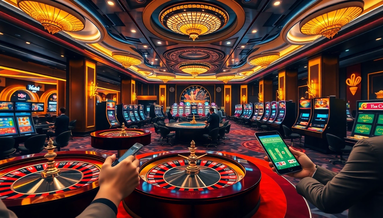 Engaging live action atเว็บตรง soibet casino, showcasing diverse games and vibrant gambling atmosphere.