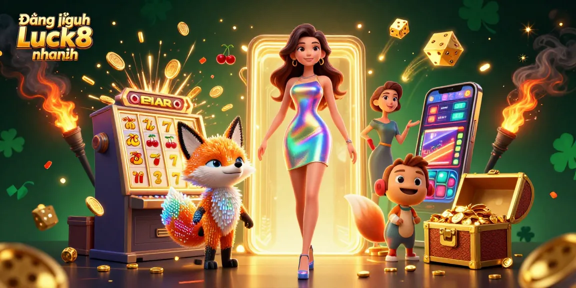 Experience fast and seamless Đăng nhập Luck8 nhanh with vibrant 3D casino elements and engaging visuals.