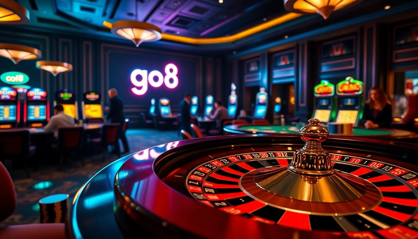 Experience thrilling bets at go8 casino tables filled with excitement and luxury.