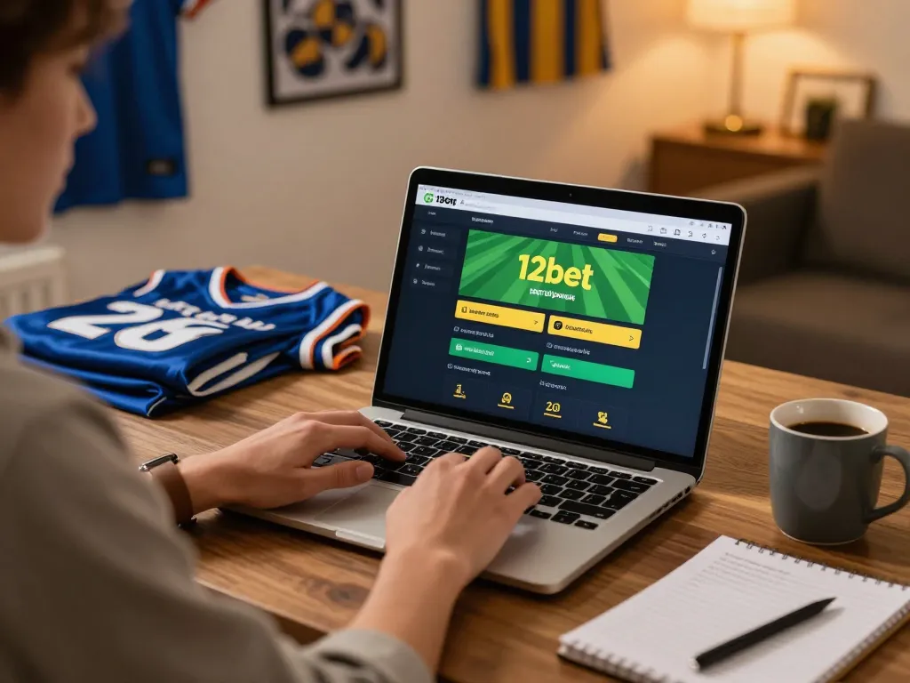 Participando de apostas esportivas na 12bet com planejamento estratégico em casa.