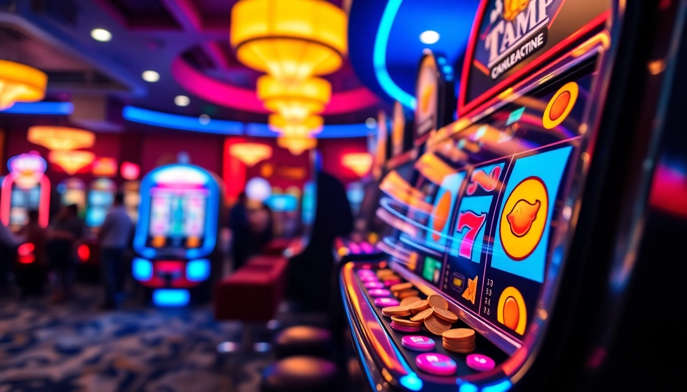 Experience the thrill of RTP slot gaming with vibrant visuals and luxurious design.