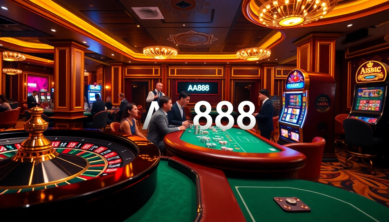 Experimente a emoção no cassino AA888 com jogos vibrantes e promoções recompensadoras.