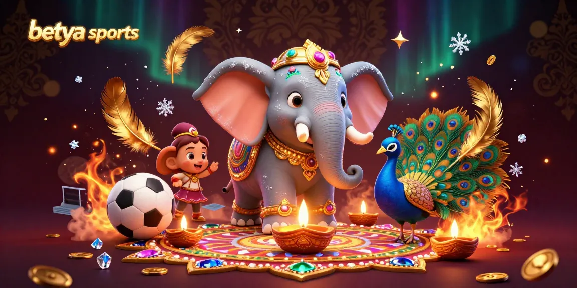 Engage with betya sports through exciting betting action in a vibrant, colorful 3D scene.