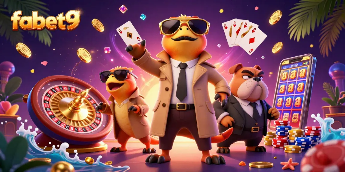 Spin the reels at fabet9 with 3D raptors trying to sneak into a VIP casino lounge.