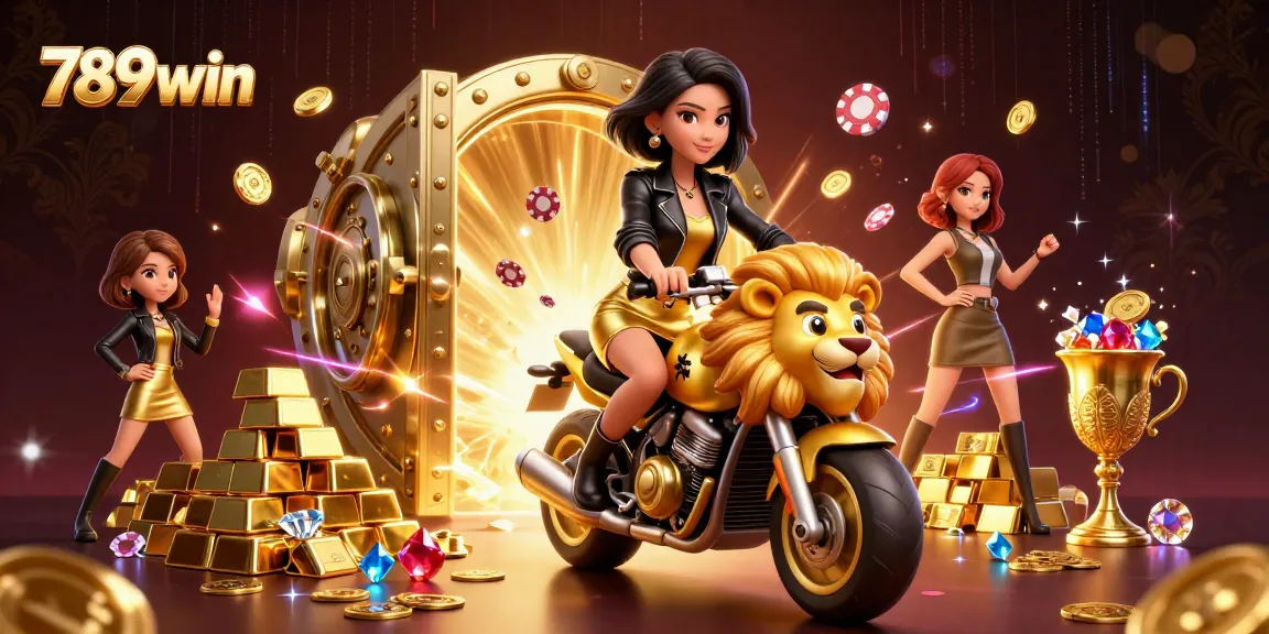 Experience the thrill of gaming at 789win with vibrant 3D casino action and iconic symbols.
