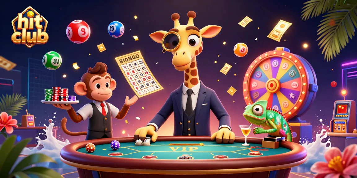 Engage in thrilling moments at hit club with vibrant scenes of gambling and excitement.