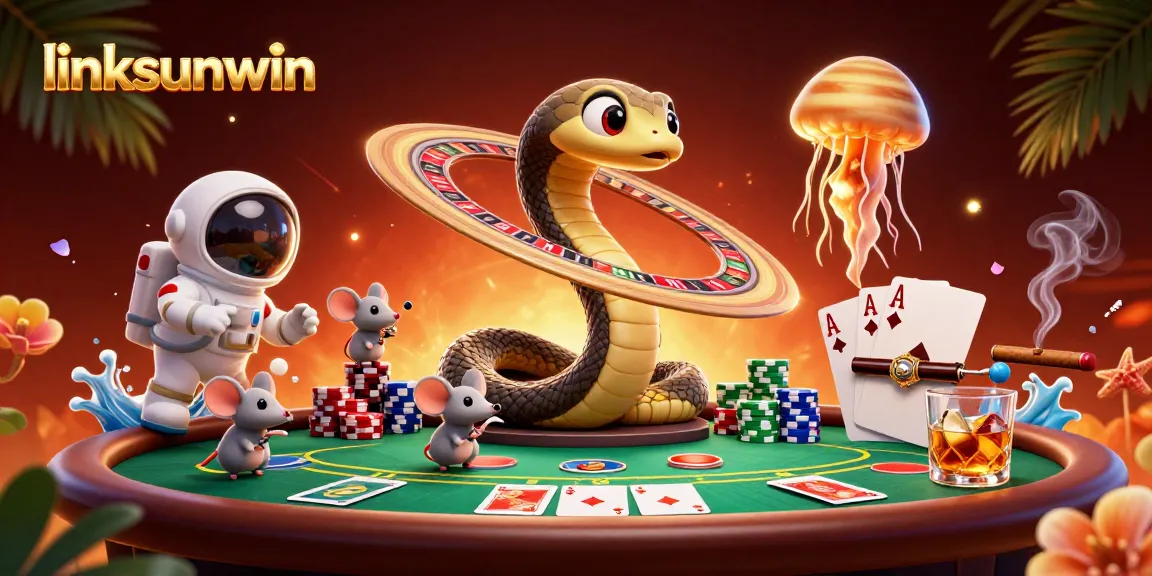 Engage in thrilling bets at linksunwin with a cosmic roulette, poker, and joyous atmosphere.