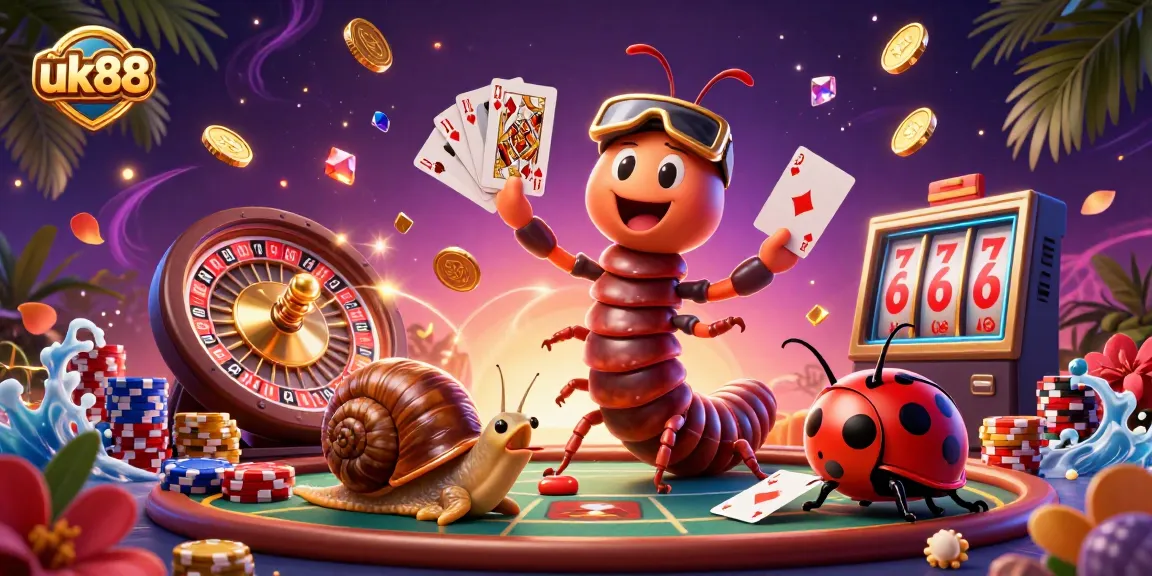 Engage in thrilling gameplay at uk88 with a vibrant dealer scene showcasing a dynamic casino atmosphere.
