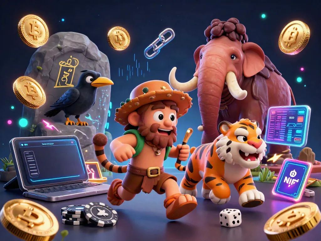 Experience the thrill of red88, where a caveman and sabertooth tiger run a prehistoric casino filled with vibrant 3D visuals.
