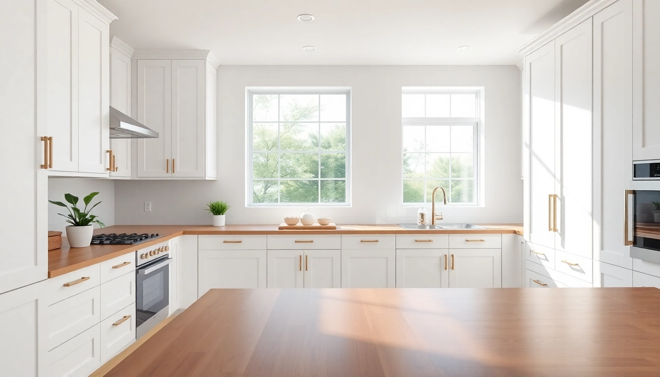Cabinet Refacing Clearwater FL accentuating beautifully modernized kitchen cabinets.