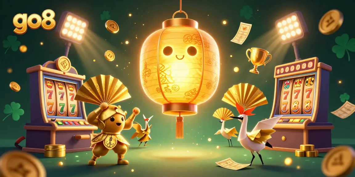 The enchanting spirit of go8 illuminates the night market casino, enhancing the gaming experience.