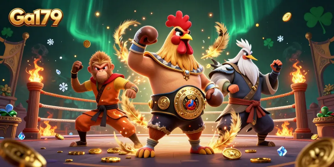Bet big on Ga179 with dynamic characters vying for victory in a vibrant online casino atmosphere.