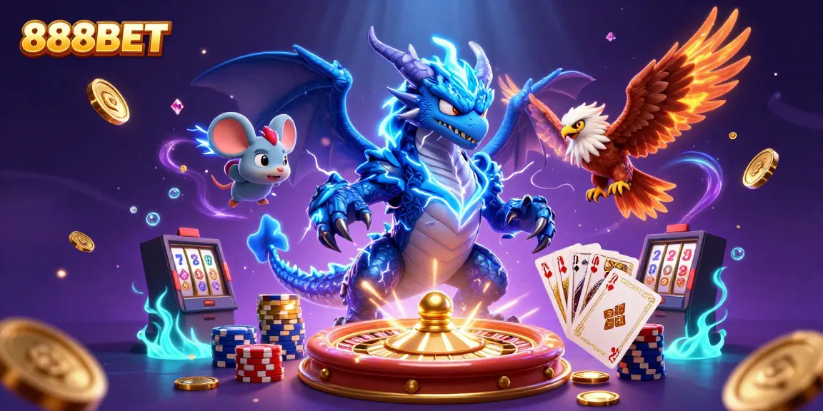 Experience exhilarating gameplay at 888BET with dazzling casino elements and dynamic characters.