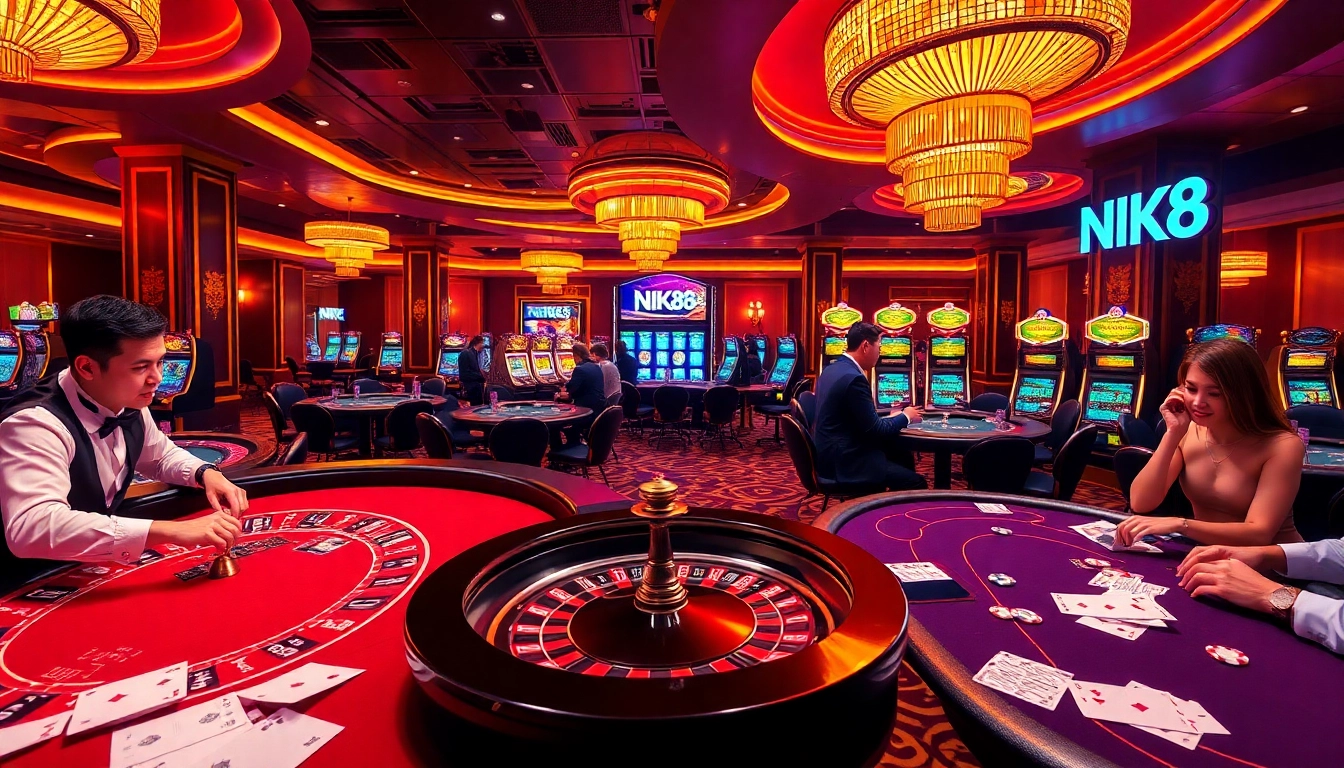 Experience the thrill of NK88 with vibrant casino games and engaging players.