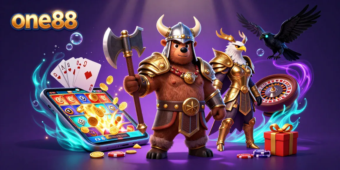 Boost your gaming experience with one88 showcasing epic Viking and Valkyrie action.