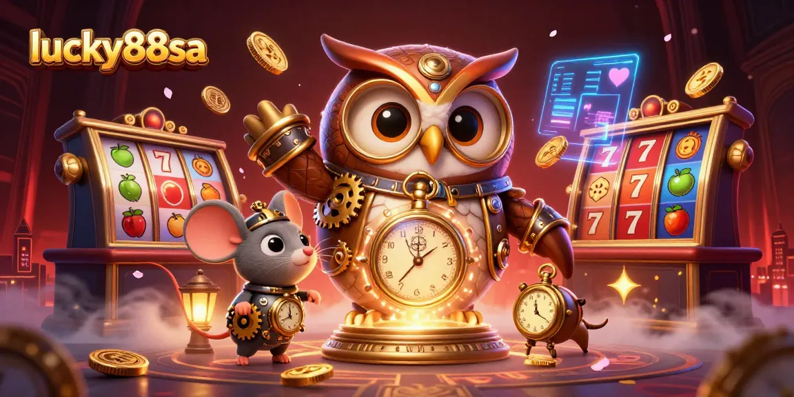Experience thrilling gameplay with lucky88sa in this vibrant casino scene featuring slot reels and jackpot excitement.