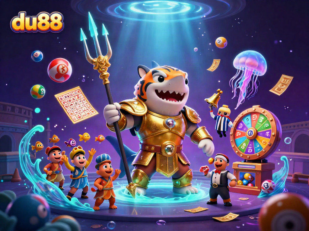 Engage with excitement at DU88's underwater casino battles, filled with vibrant energy and fun!