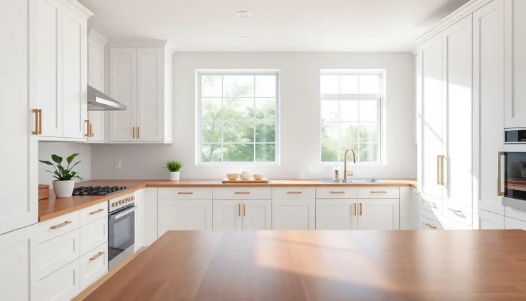 Cabinet Refacing Clearwater FL accentuating beautifully modernized kitchen cabinets.