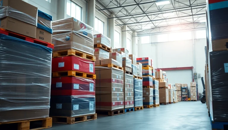 Showcase of Wholesale Liquidation & Nationwide Shipping products in a vibrant warehouse.