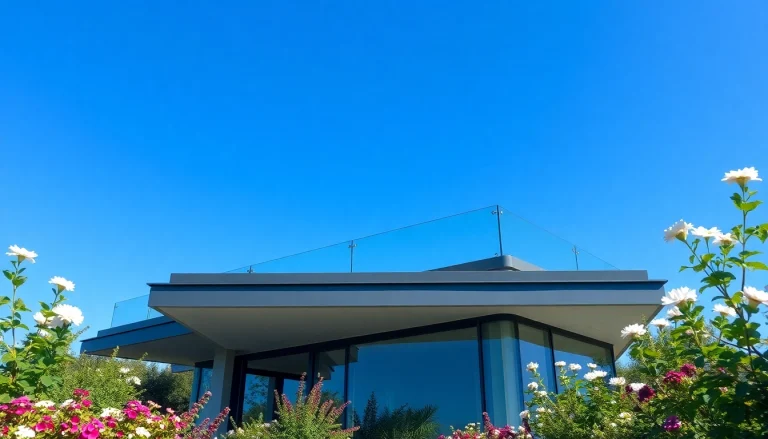 Gestaltung von Terrassenueberdachung Ungarn in einem modernen Garten mit Glasdach.