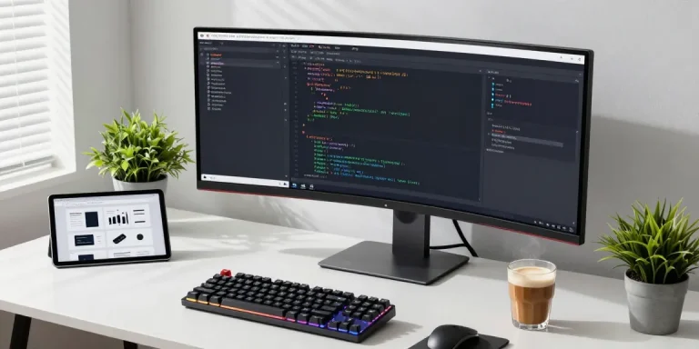 Explore advanced software development with go8net in a modern workspace.